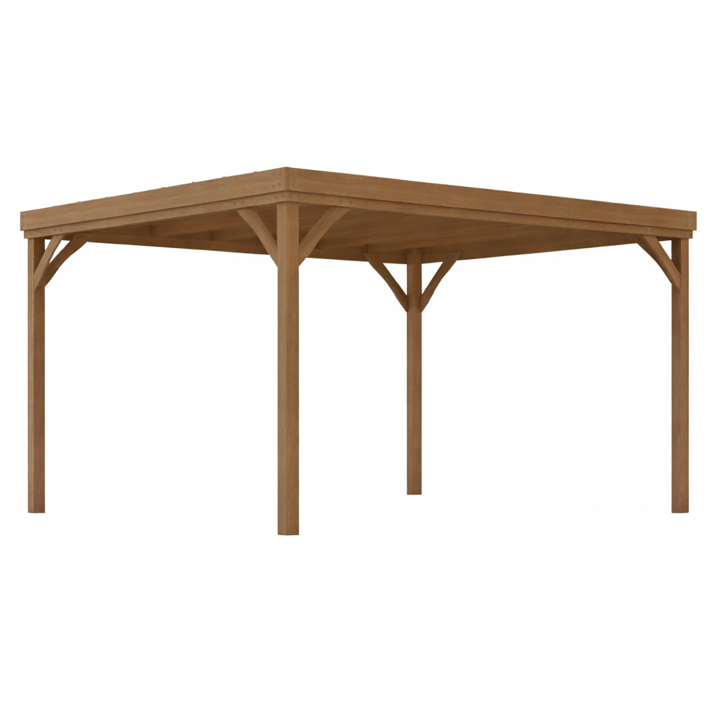 Pergola en Bois de Sapin Autoportante  4 x 3 m
